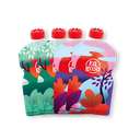 Gourdes alimentaires réutilisables - Rose &amp; Vert