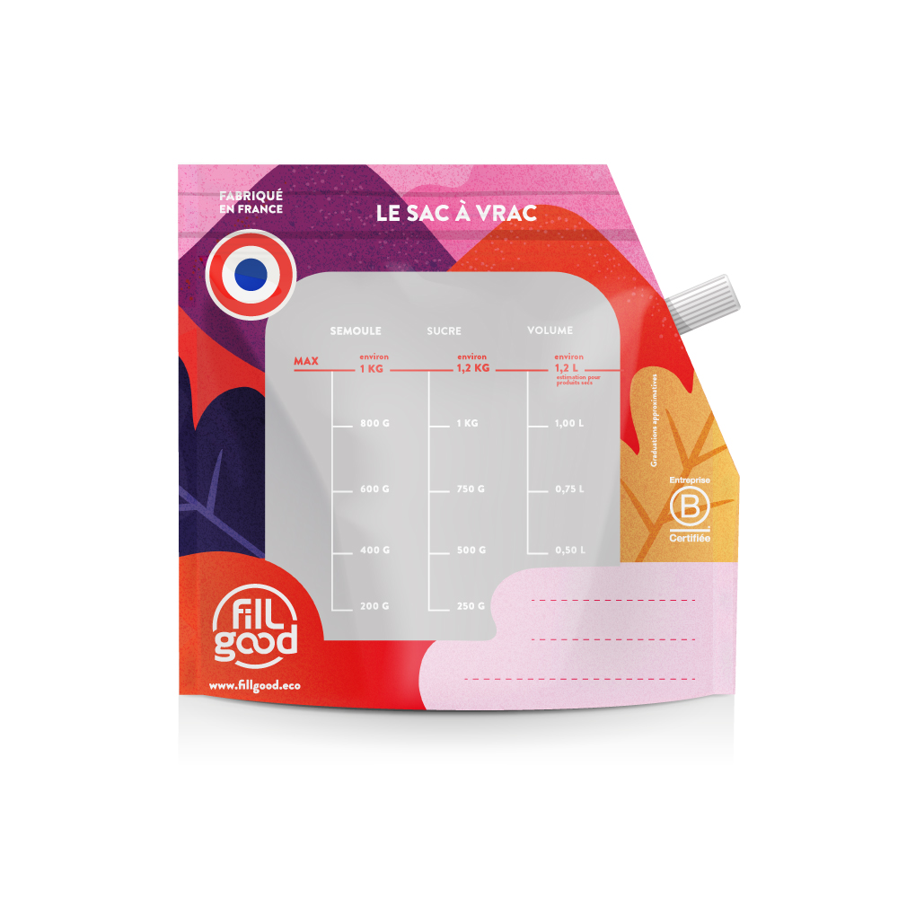 [B006AV001BFFBC] Sac doseur avec zip et petit bouchon verseur